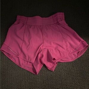 Sonic Pink High Waisted Hotty Hot 4” Shorts